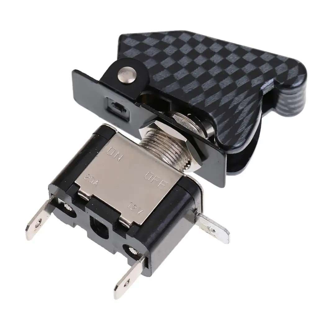 

High Quality DC 12V 20A Red LED Rocker Toggle Switch Universal For