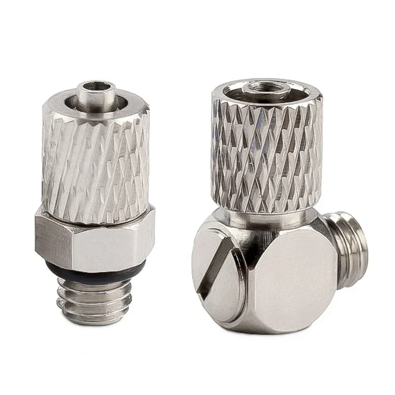 OD 3 4 6 мм Мини-пневматические фитинги ПК Прямой PL Колено Шланг Наружная резьба M3 M4