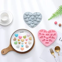 cheereveal chocolate silicone mold love shaped diy chocolate cookie fondant cake mold baking tools home chicken ice maker
