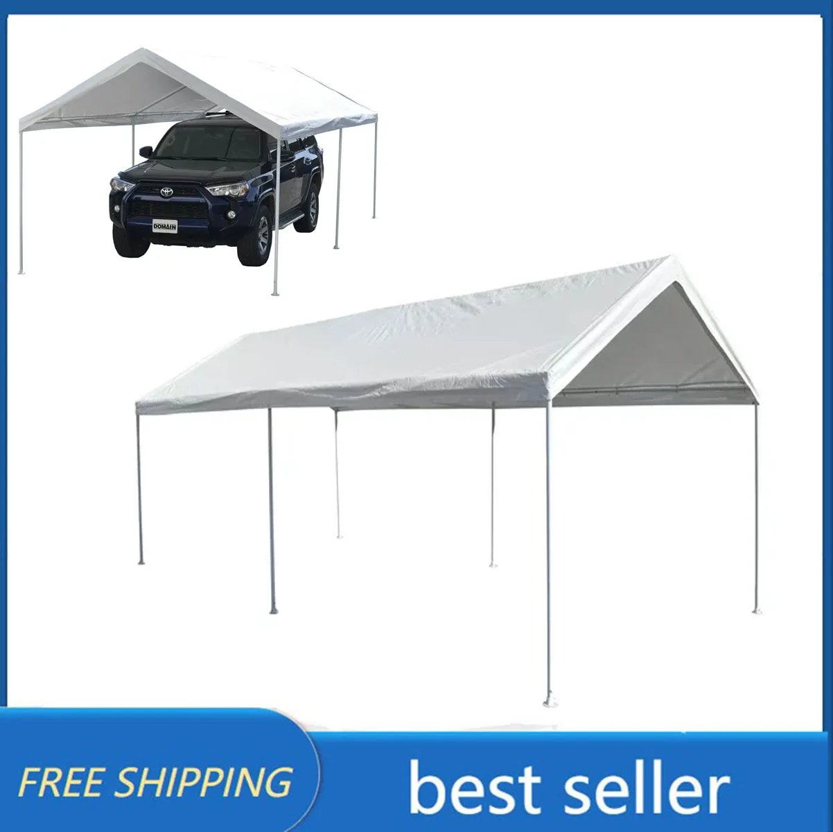 

Прицеп для домен Pro 200 10 'x 20' с порошковым покрытием, навесная палатка