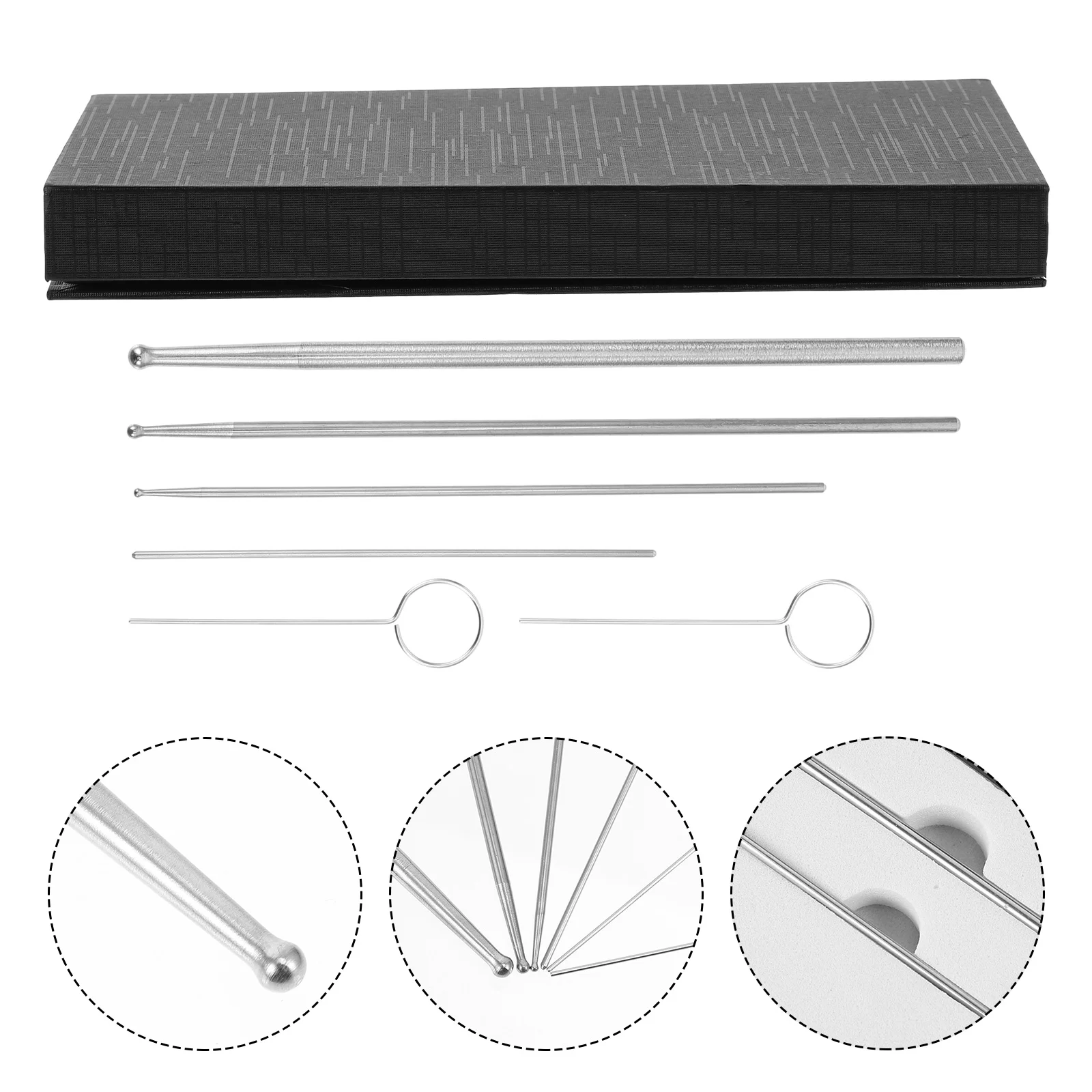 

Ball Head Stainless Steel Probe Gender Python Useful Reptile Detectors Reptiles Snake Metal Professional Amphipod