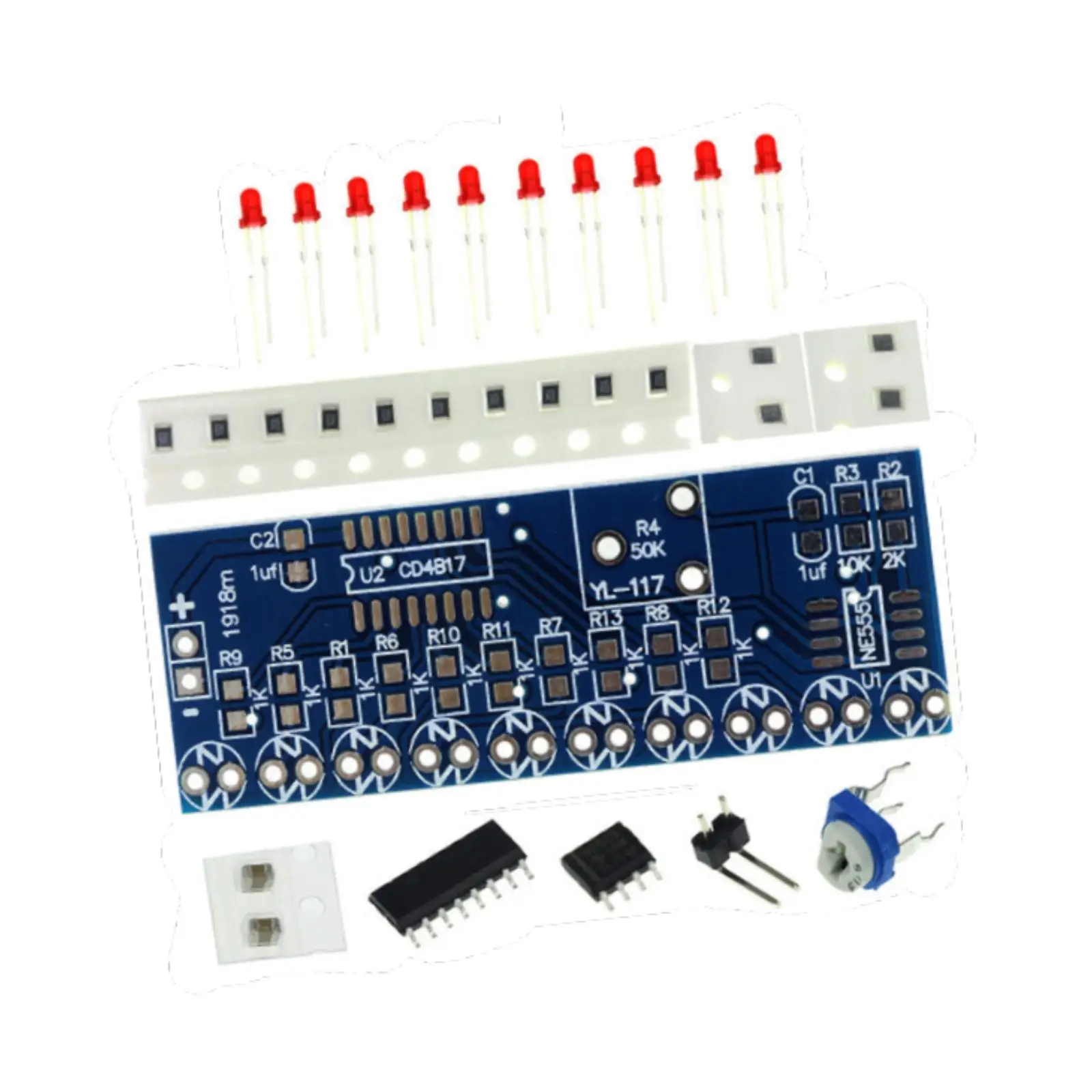 

Светодиодный модуль текущего света NE555+CD4017