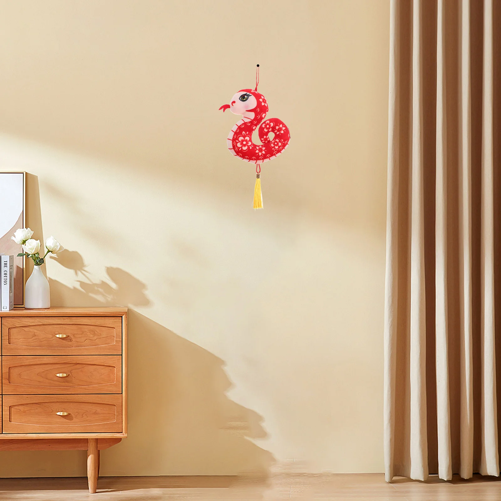 Плюшевая подвеска в виде змеи игрушки китайский Новый год подвесное украшение