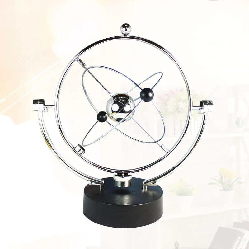 

Creative Metal Perpetual Motion Ornament Swinging Instrument Fusion Cast Plating Crafts Tabletop Ornament Living Room Decoration