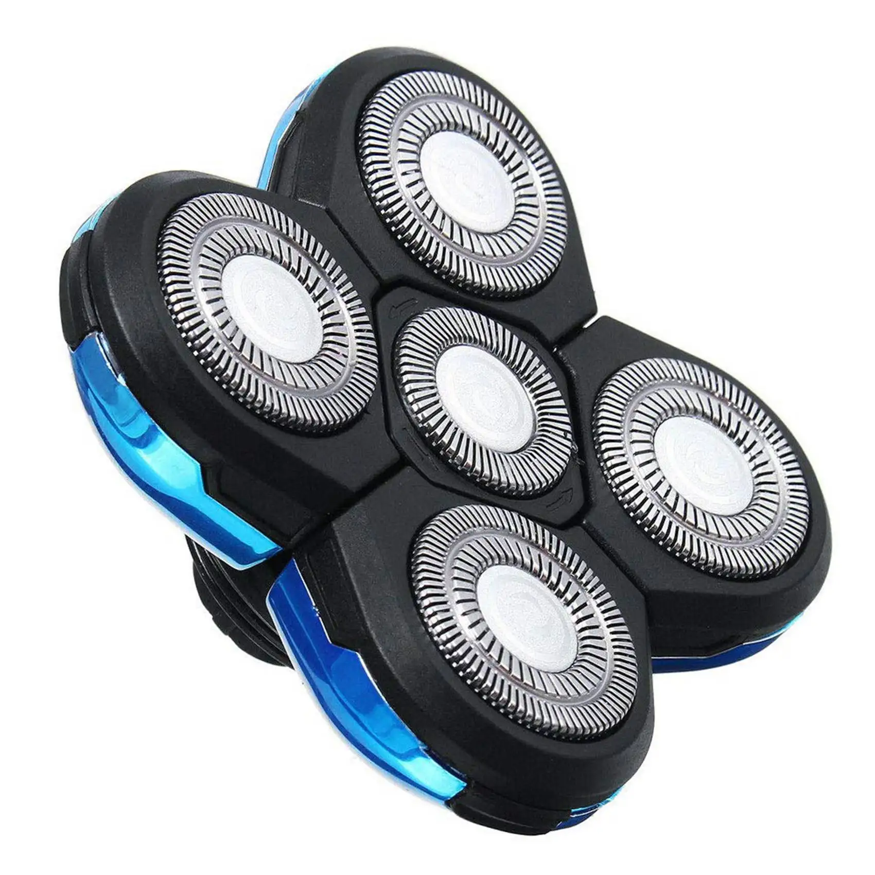 

5D Electric Shavers Replacement Heads Razor Blades Heads Bald for Replacement Blade Bald Head Shavers for Men(Blue)