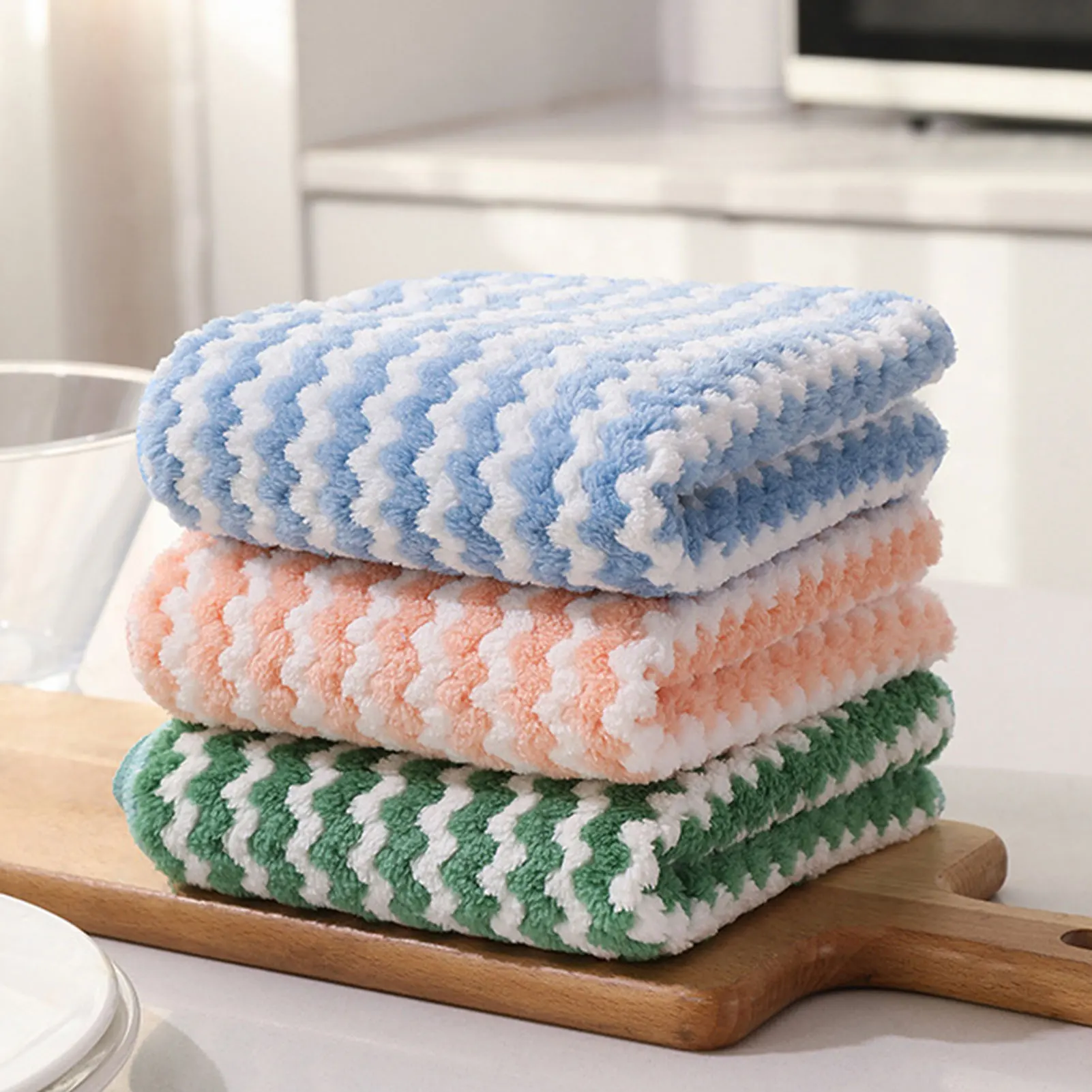 

Супервпитывающая ткань из микрофибры для кухонной посуды, Высокоэффективная столовая посуда, кухонные инструменты, гаджеты, кухня