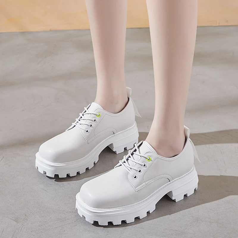 

Retro British Style Small Leather Shoes Women's Breathable Women's Shoes Spring And Summer 2022 New Niche Square Toe Leather Wom