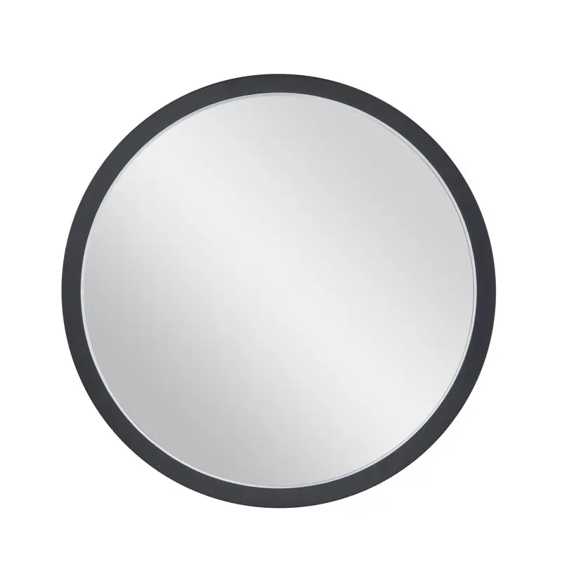 

30" x 30" Black Wall Mirror