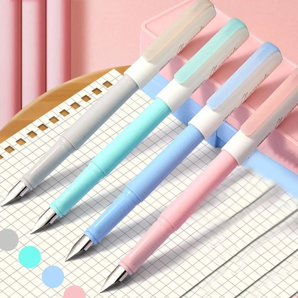 

Smoothly Writing Boxed Fountain Pen Set 4 Color EF Pen Head 0.3-0.45mm Writing Pen Replaceable Ink Signature Pen Drawing