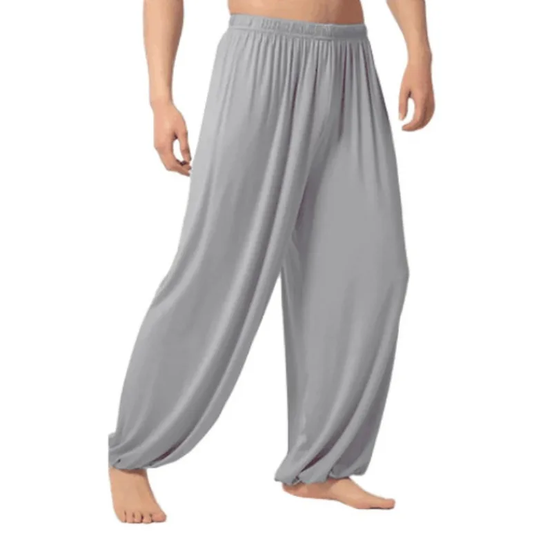 

Casual Trousers Soft Comfortable Men Sleepwer Homewear Yoga Pants Pajamas Sports Loose Trousers