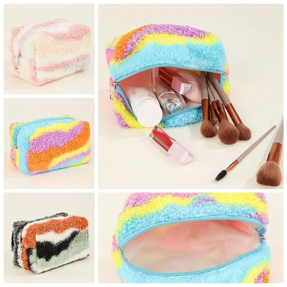 

Colorful Home Storage Large Capacity Contrast Color Pen Bag Storage Bag Wash Bag Cosmetic Bag