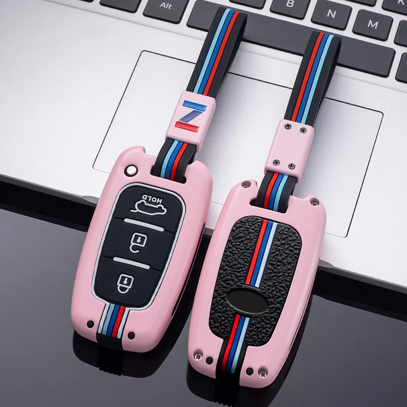 Чехол для автомобильного ключа из цинкового сплава KIA Forte Sportage K2 K5 Hyundai Genesis Coupe Sonata