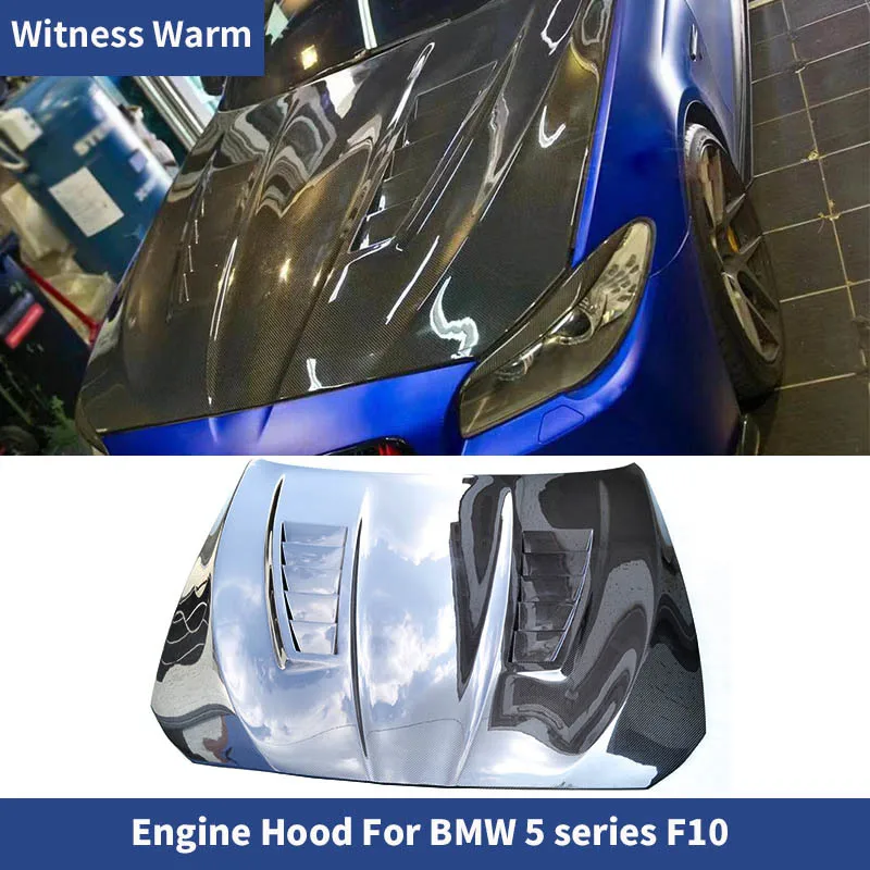 

F10 Carbon Fiber Engine Bonnet for Bmw 5-series M5 Style Bonnet for Bmw F10 Engine Hood Retrofit Engine Caps 2010-2017