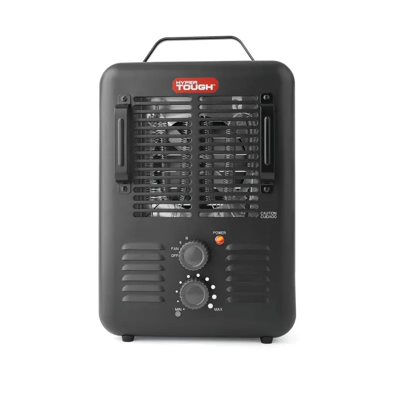 

1500W Electric Utility Fan- Forced Space Heater, Indoor, Black, DQ2211