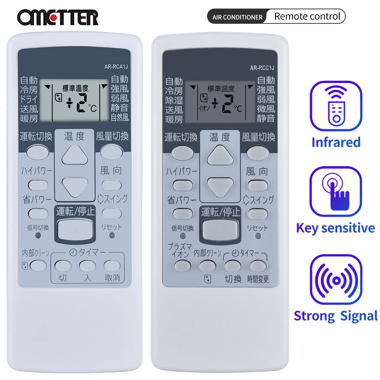 

New AR-RCC1J AR-RCA1J For Fujitsu General Genuine AC Remote Control