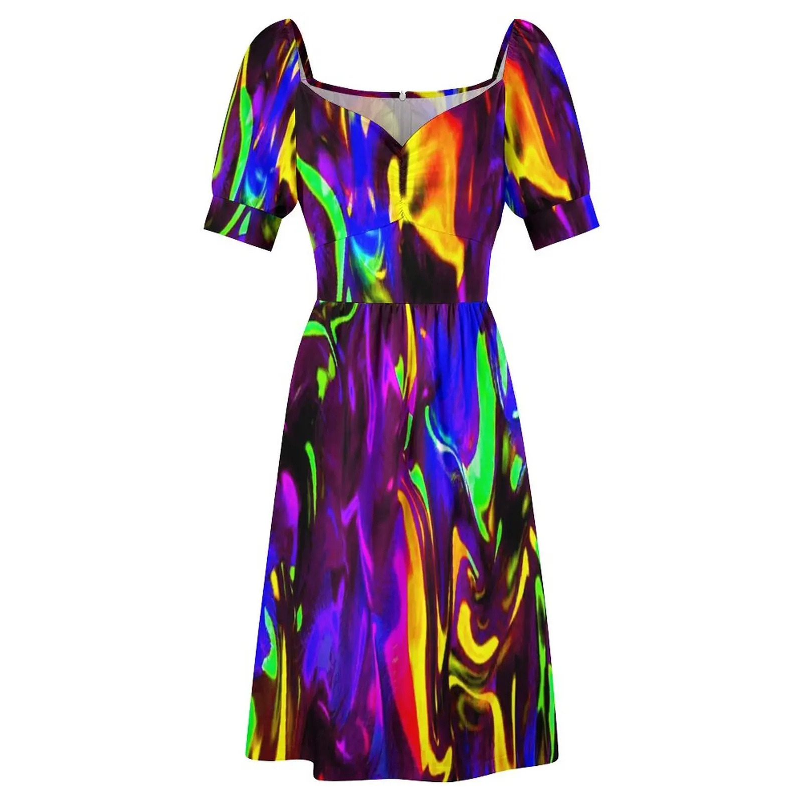 Женское блестящее Радужное платье Rave элегантное роскошное с блестками женская