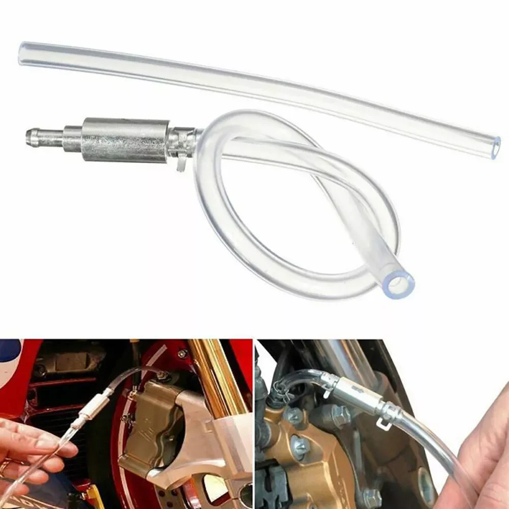

Motorcycle Car Clutch Brake Bleeder Kit 500mm Hose with One Way Valve Tube Bleeding Tool Kit