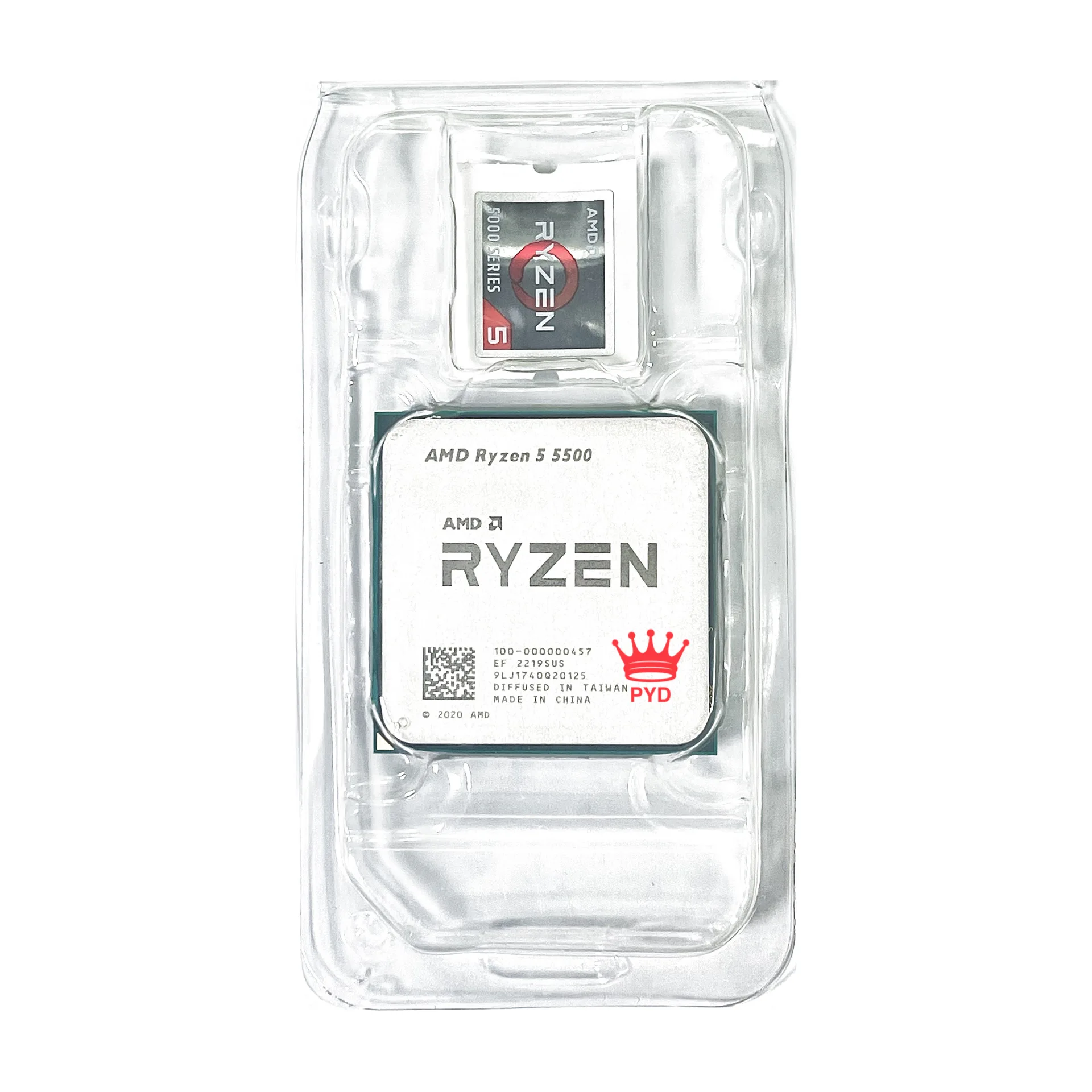 AMD Ryzen 5 5500 R5 3.6 GHz 6-Core 12-Thread CPU Processor 7NM L3=16M 100-000000457 Socket AM4 New but without cooler - купить по
