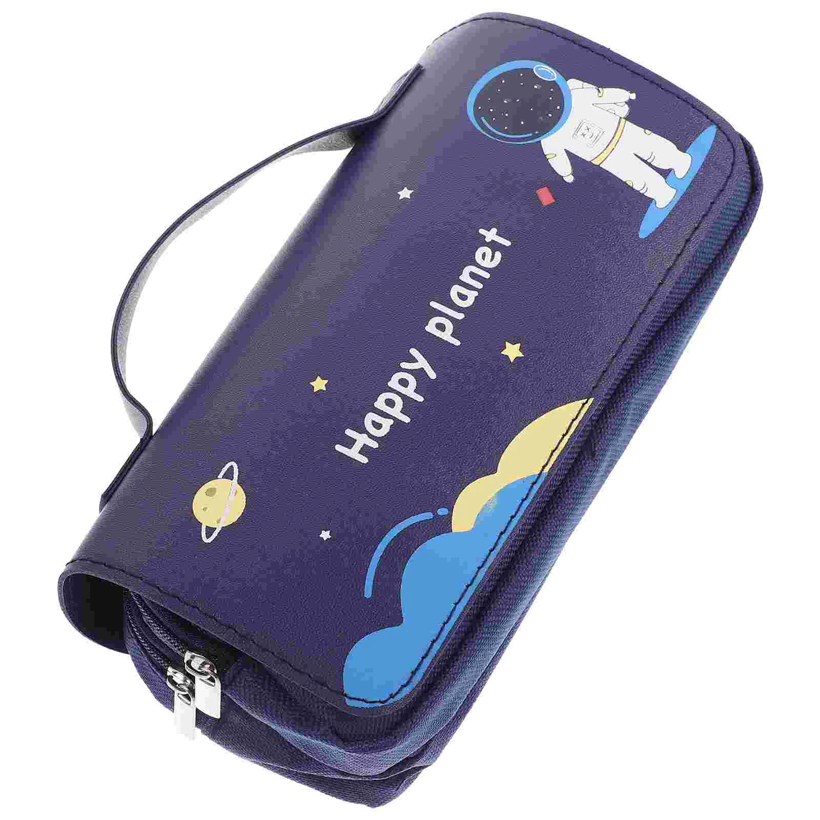 

Case Penpouch Stationery Zipper Holder Makeup Storage Anime School Organizer Cartoon Canvas Student Stationary Children Kids