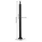 Лестничная балансировочная колонна черная минималистичная вилла для