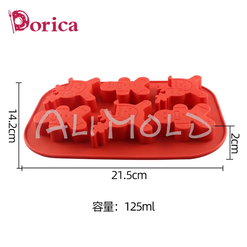 

Силиконовые формы для выпечки Санта/Снеговик/Лось/Елка