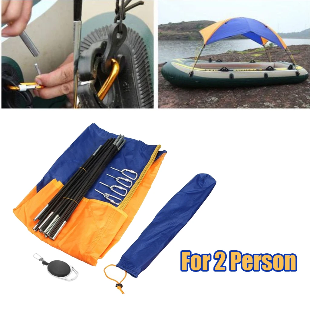 

Inflatable Kayak Sun Shade Fishing Canoe Awning Canopy Shelter Waterproof