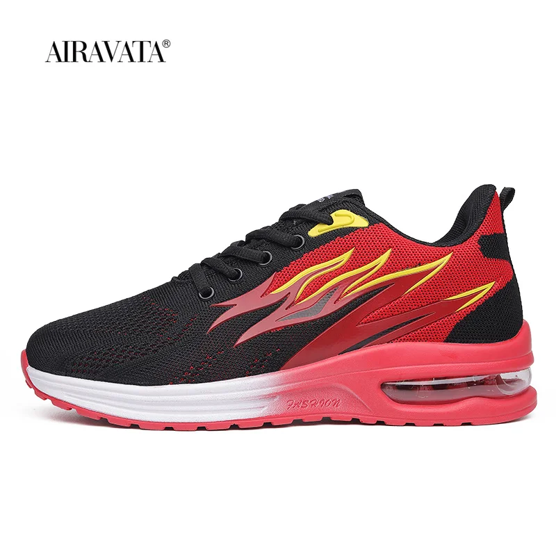 Mens Womens Fashion Running Shoes Unisex Comfortable Breathable Soft Flame Sneakers Cushion Outdoor Sports Shoes