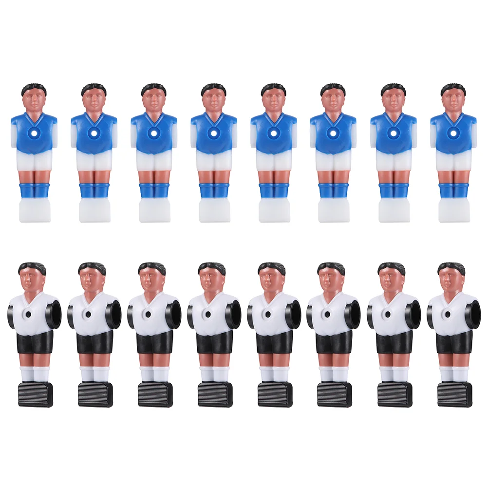 

16Pcs Resin Football Guys Lovely Soccer Players Wear-resistant Foosball Guys Foosball Supply