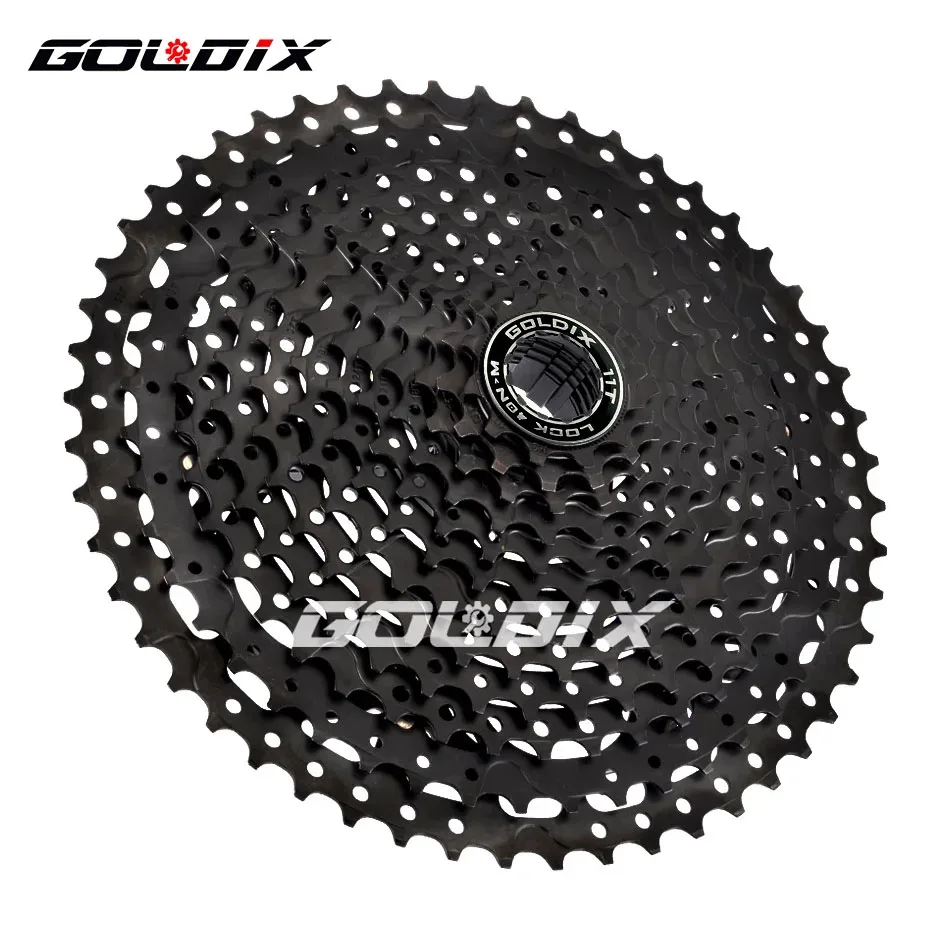 Фото Кассета GOLDIX Black MTB K7 для велосипеда, 8/9/10/11/12 скоростей, 8/9/10/11/12v, 40/42/46/50/50T, велосипедная трещотка №3