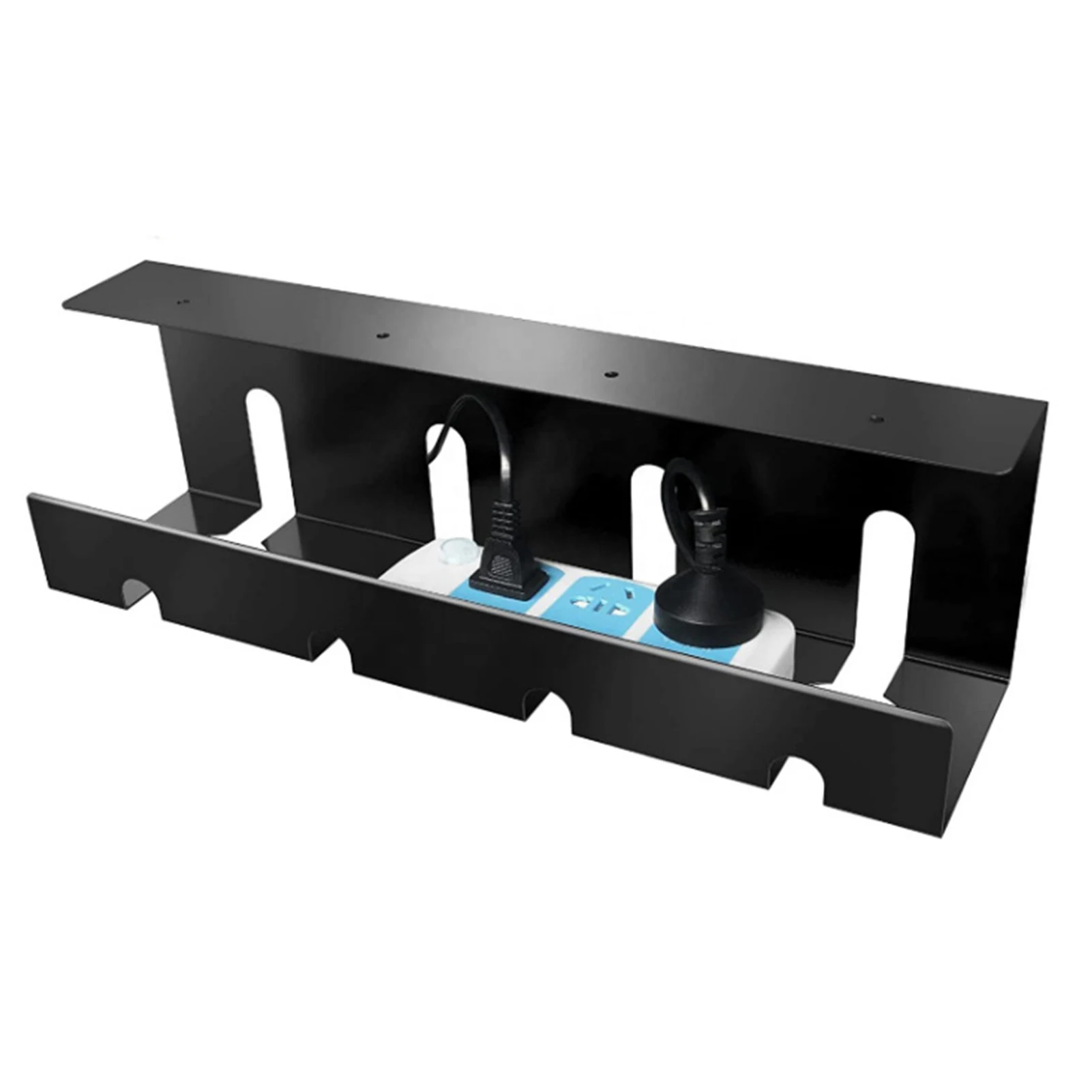 

Cable Management Tray Raceway With Screws Wire Organizer Power Strip Cord Under Desk Iron Keep Tidy Office Storage Home