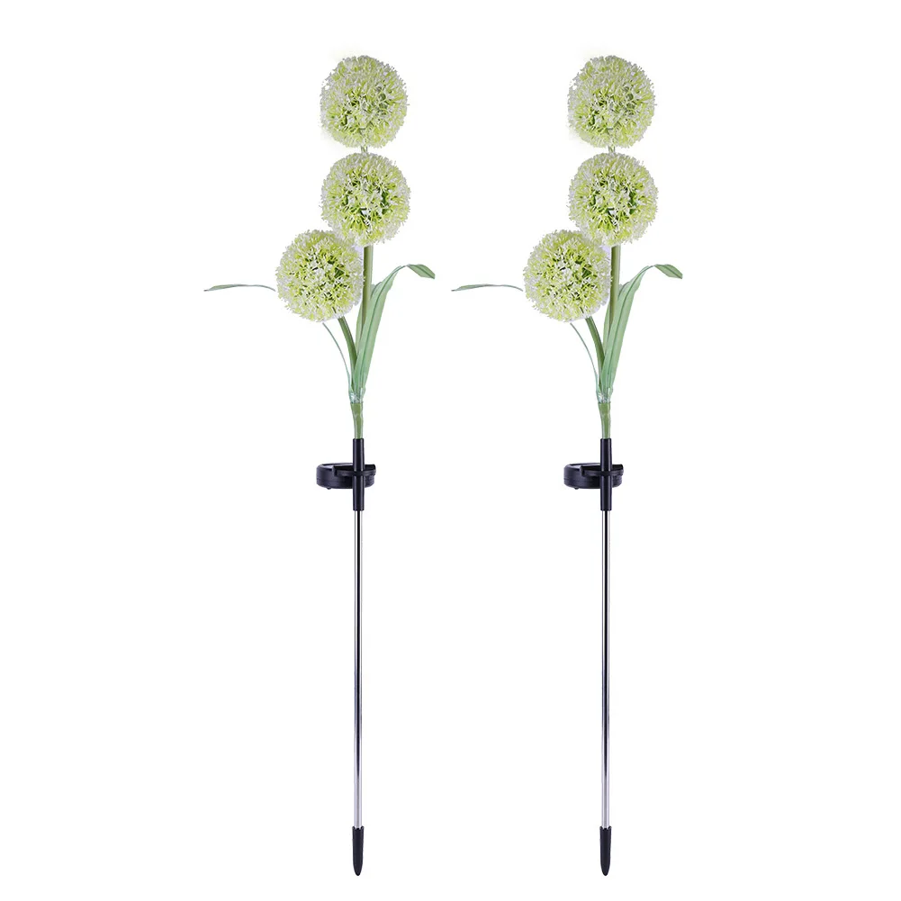 

2pcs Garden Solar Powered Light 36LED Dandelion Flower Solar Stake Lights Outdoor IP65 Waterproof for Pathway Patio Yard Decorat