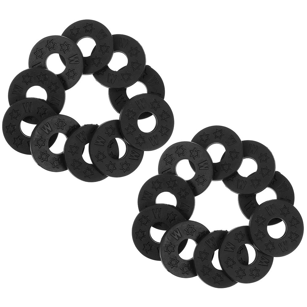 

20 Pcs Tail Nail Guitar Strap Pads Guitarra Blocks Silica Gel Bass Protector