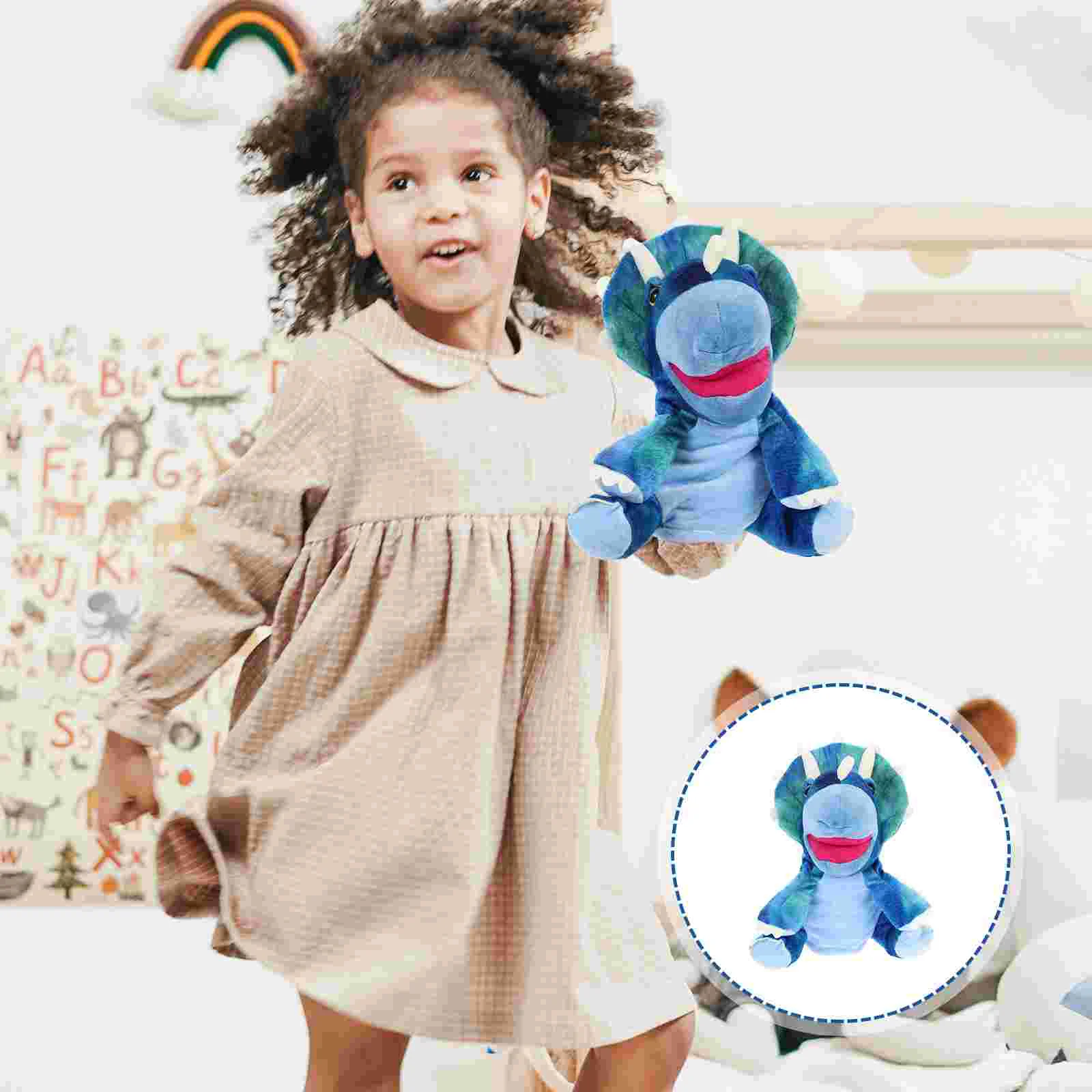 

Hand Puppet Plush Kids Toy Adorable Animals Accessory Parent-kids Interactive Dinosaurs Puppets