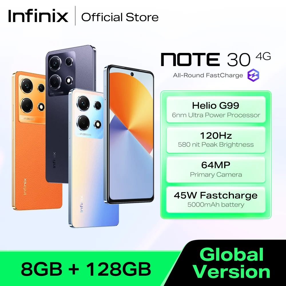 * Всемирно известный смартфон infinix Note 30 NFC