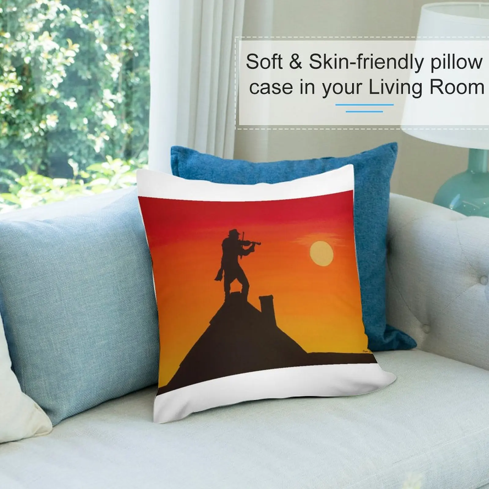 Декоративная подушка Fiddler на крышу рождественские наволочки декоративные