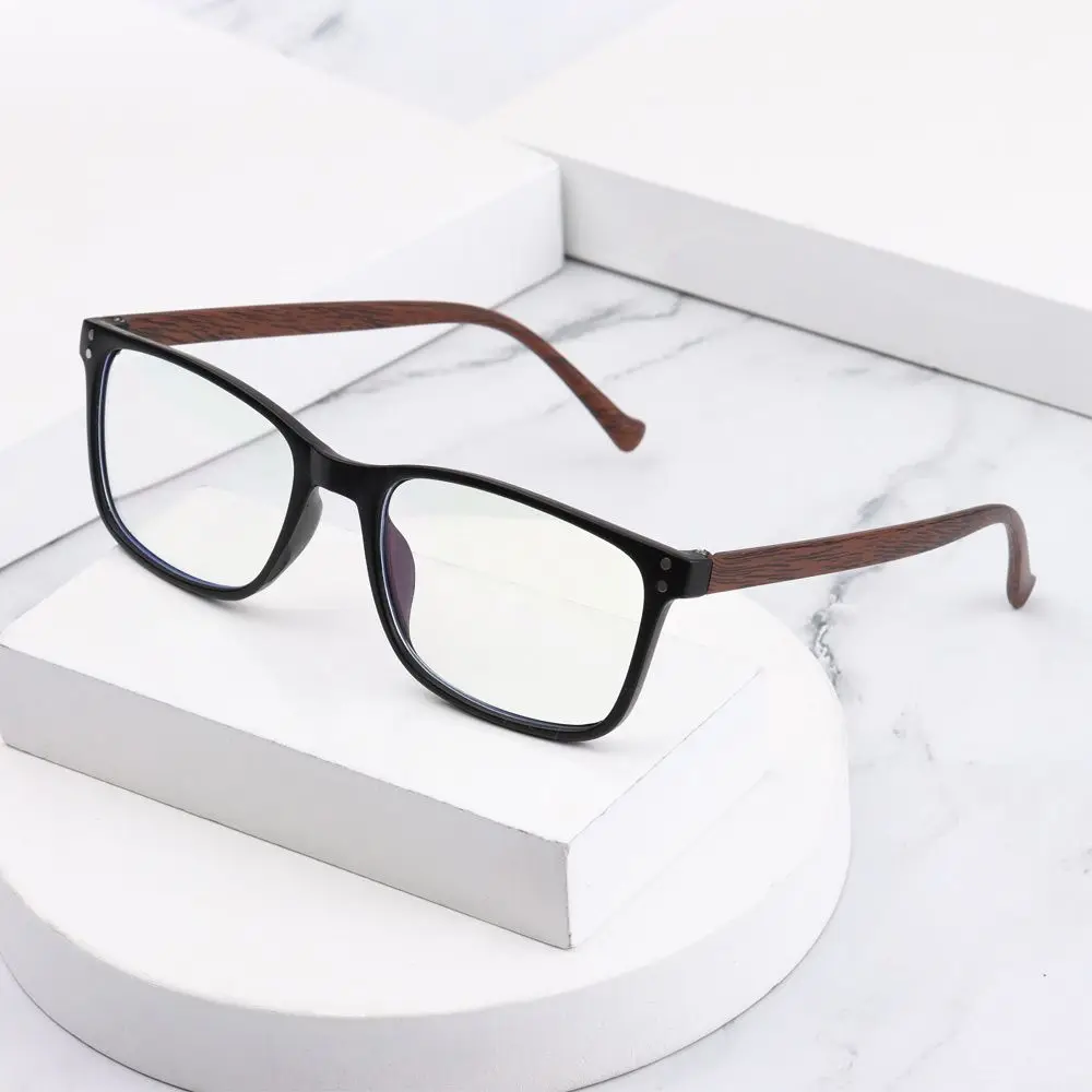 

Fashion Retro Wood Grain Reading Glasses Women Men Anti Blue Light Lens Presbyopia Eyeglasses High-definition Readers Eyewear