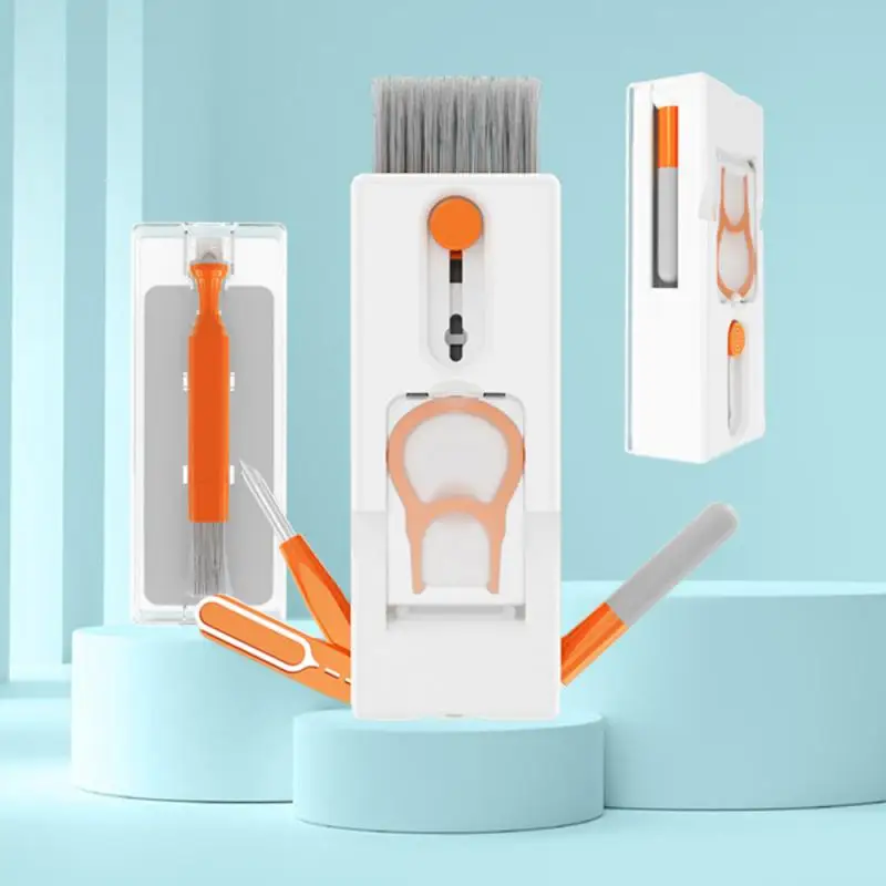 

New Upgraded Multifunctional Cleaning Kit Cleaner Pen Keyboard Laptop Screen Cleaning Tools New 1pc Bluetooth Headset