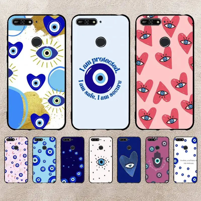 

Turkish Lucky Blue Evil Eye Abstract Phone Case For Xiaomi 11 10 12Spro A2 A2lite A1 9 9SE 8Lite 8explorer F1 Poco 12S Ultra
