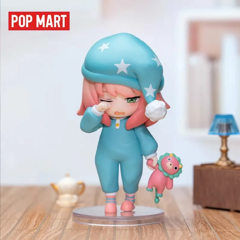 

Spy House Ania Blind Box Original Popmart Kawaii Action Anime Figures Cute Collection Toys Caja Bag Birthday Gift Surprise Dolls