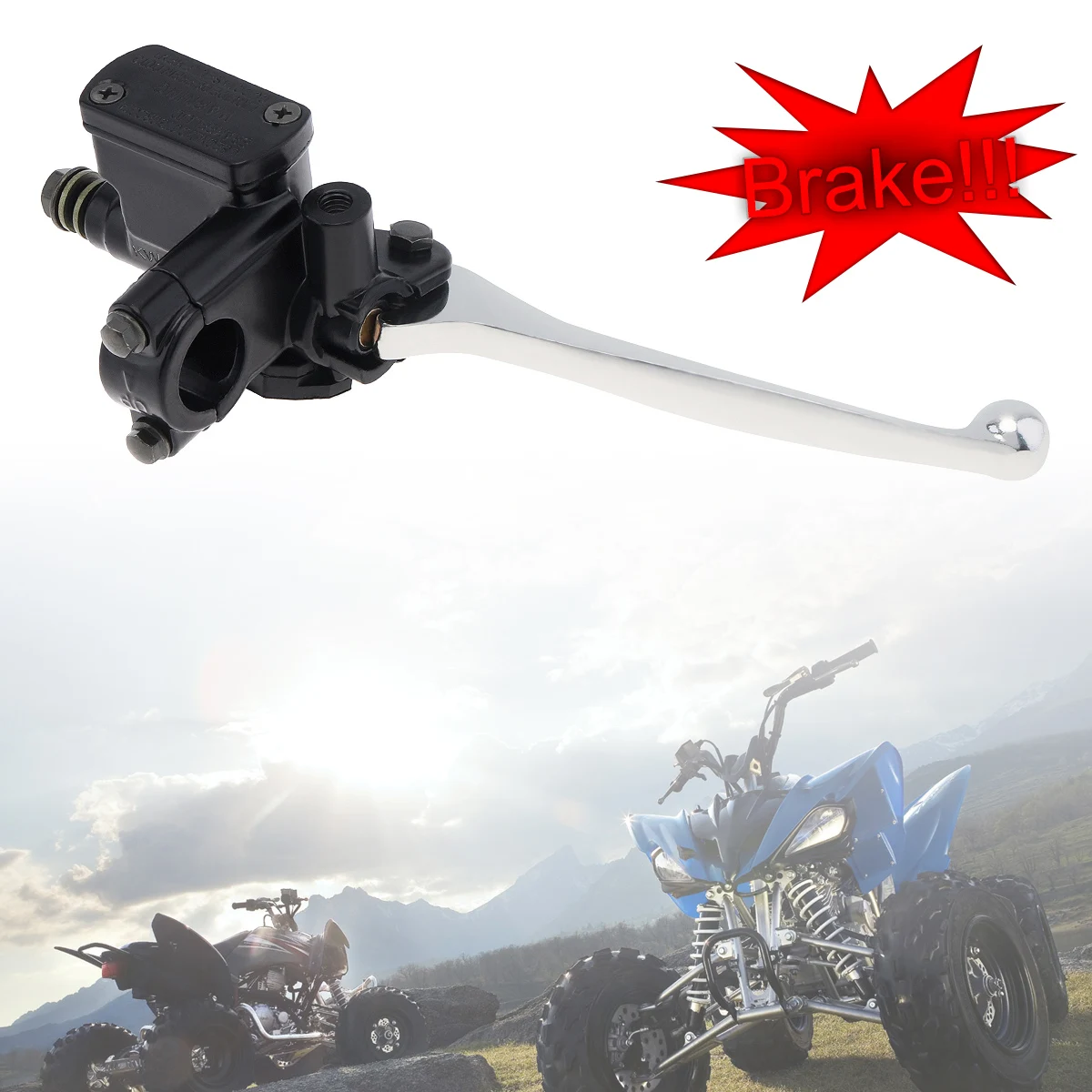 

Гидравлические тормоза, универсальный тормозной насос для мотоцикла, 8 мм, РЕЗЬБОВОЙ ЦИЛИНДР заднего вида, ручка насоса, аксессуары