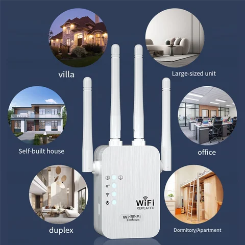 WiFi ретранслятор 300 Мбит/с двухдиапазонный