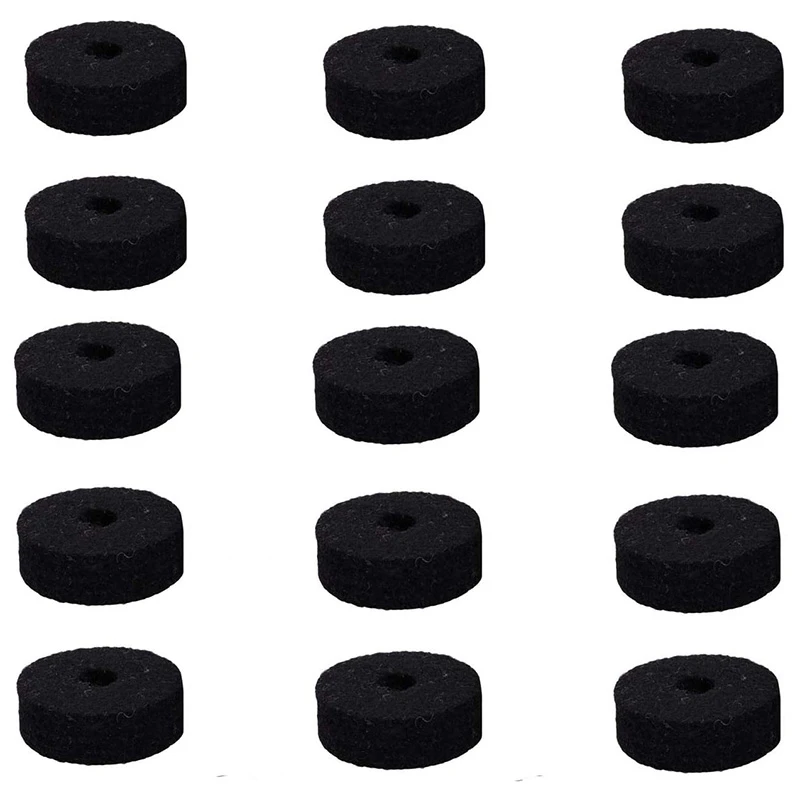 

Round Soft Black Cy/Mb Stand Felt Washer Replacement, Suitable For 15 Sets Of Drums