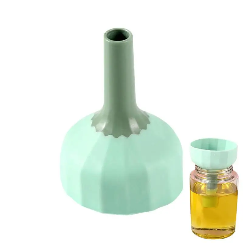 

Kitchen Funnel Liquid Transfer Silicone PP Funnel Flexible Filling Kitchen Funnel Multipurpose Oil Funnel Strainer Kitchen Tools