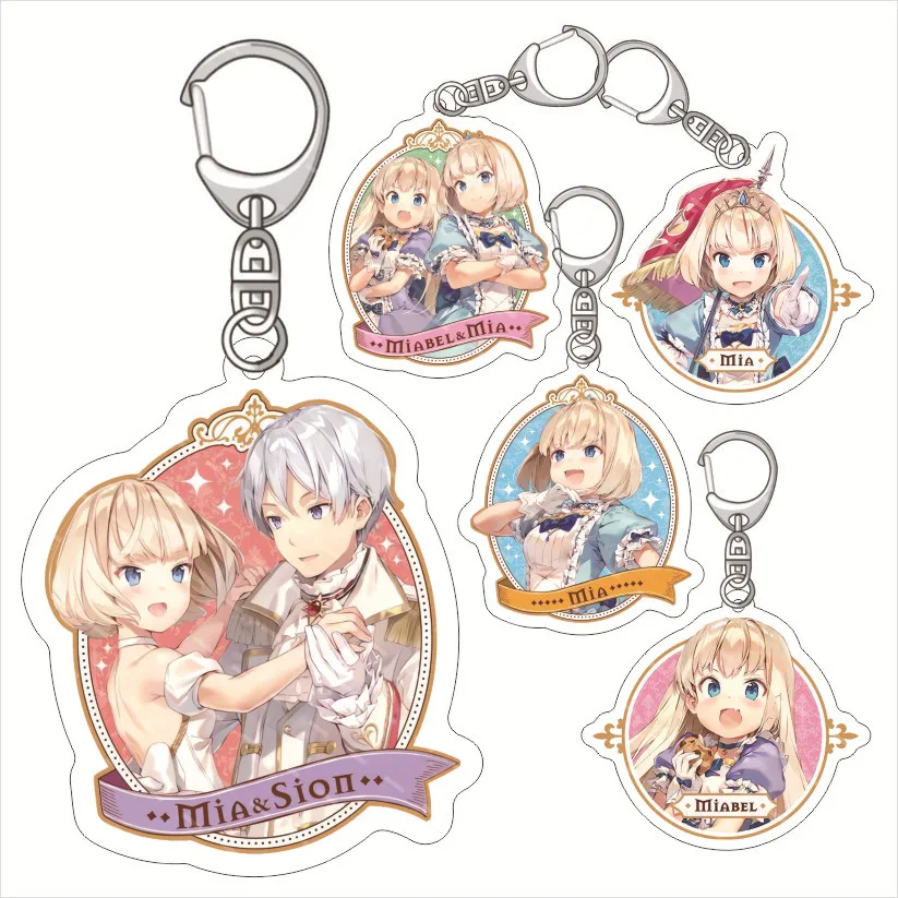 

Брелок для ключей с аниме Луна Мия слеза Луна Империя Анна литтштейн лудпарик Хьюитт акриловый брелок для косплея очаровательные сумки Подвеска для ключей Otaku Рождественский подарок