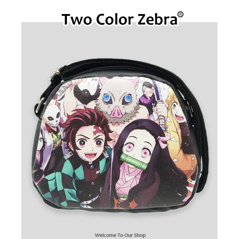 

Детская сумка-мессенджер из ПУ кожи, с рисунком из аниме «рассекающий демонов»