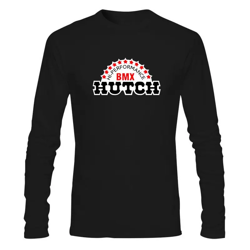 

Мужская одежда, новинка, Мужская футболка, смешная футболка Hutch BMX S с круглым вырезом и короткими рукавами, новинка, футболка для женщин