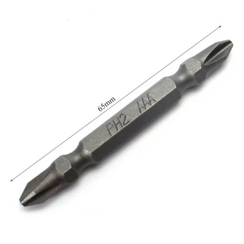 

10pcs 65mm PH2 Magnetic Hex Shank Double Cross-shaped End Electric Screwdriver Set Professional Precision Nutdrivers Hand Tools