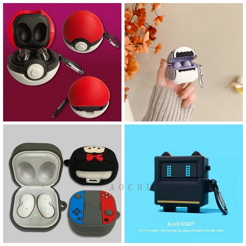 

Силиконовый мягкий чехол для Samsung Galaxy Buds Live/Buds2, защитный чехол для наушников, Беспроводная Bluetooth-гарнитура