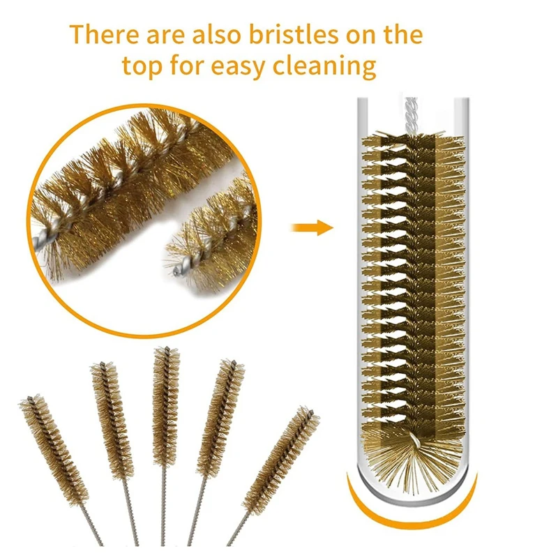 Набор кистей для чистки бутылок 7 шт.