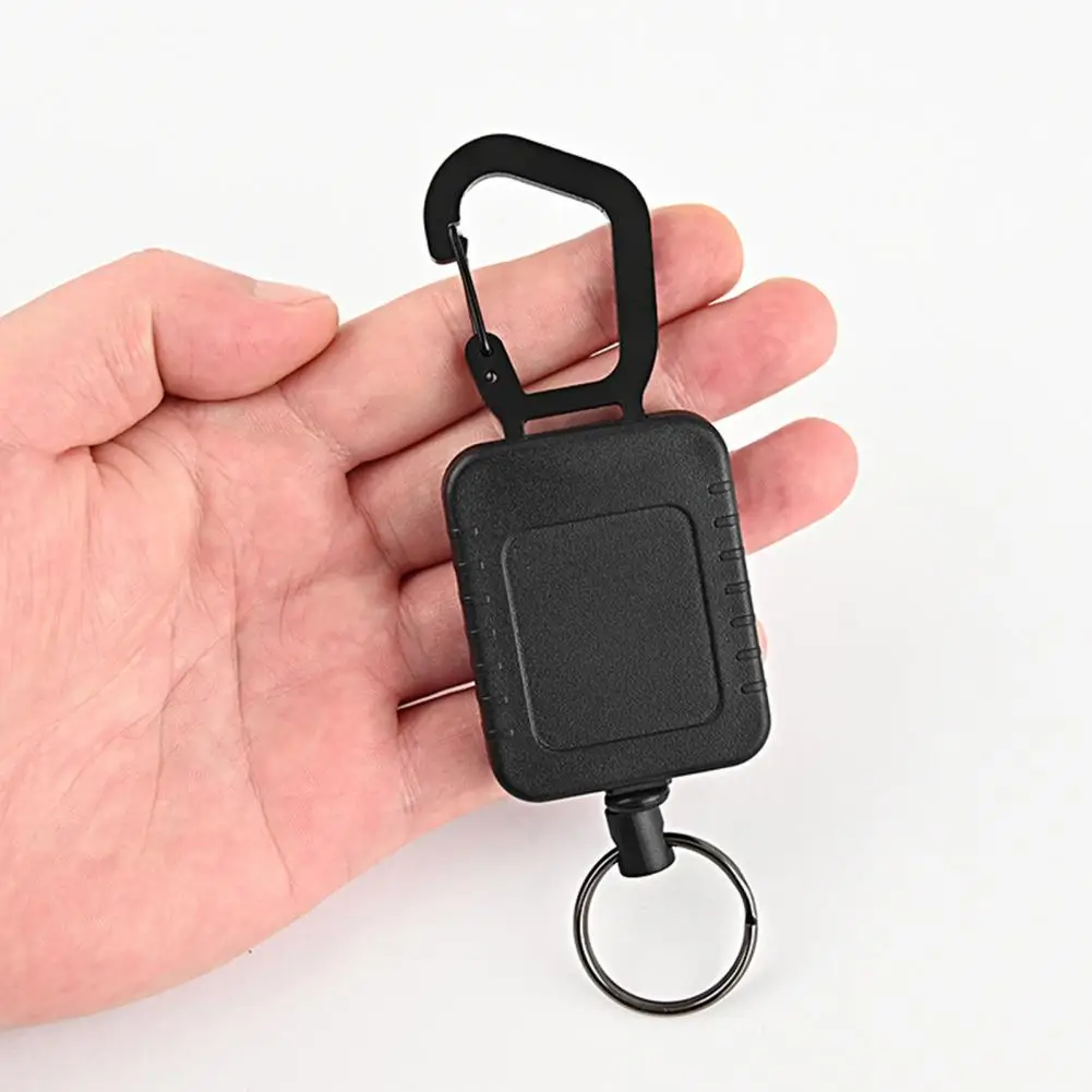 

Retractable Badge Holder ABS Key King Easy to Carry Retractable Tactical ID Badge Reel Retractable Keychain Keychain